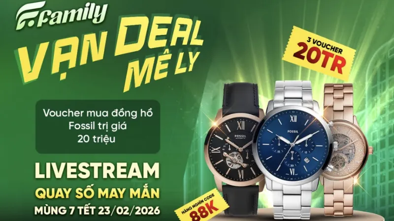 FO88 Ra Mắt “F Family”: Hợp Tác 8 Thương Hiệu, Tổng Giải 8 Tỷ